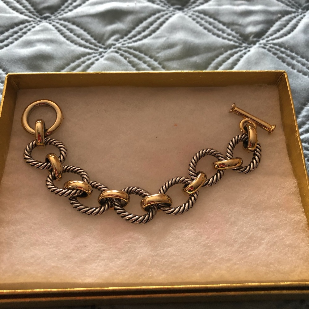 Two-tone bracelet